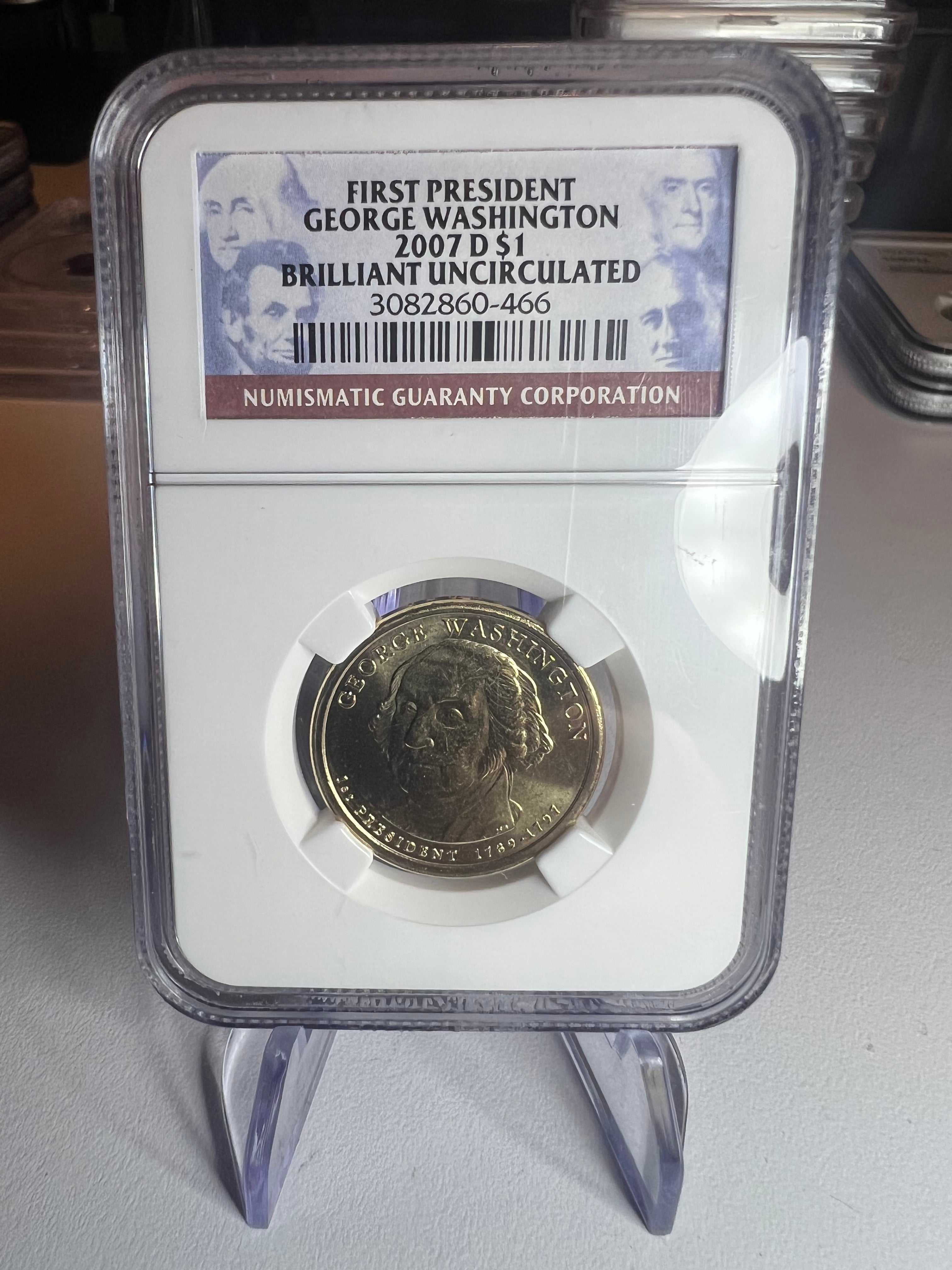 2007-D $1 Dollar 1st President George Washington