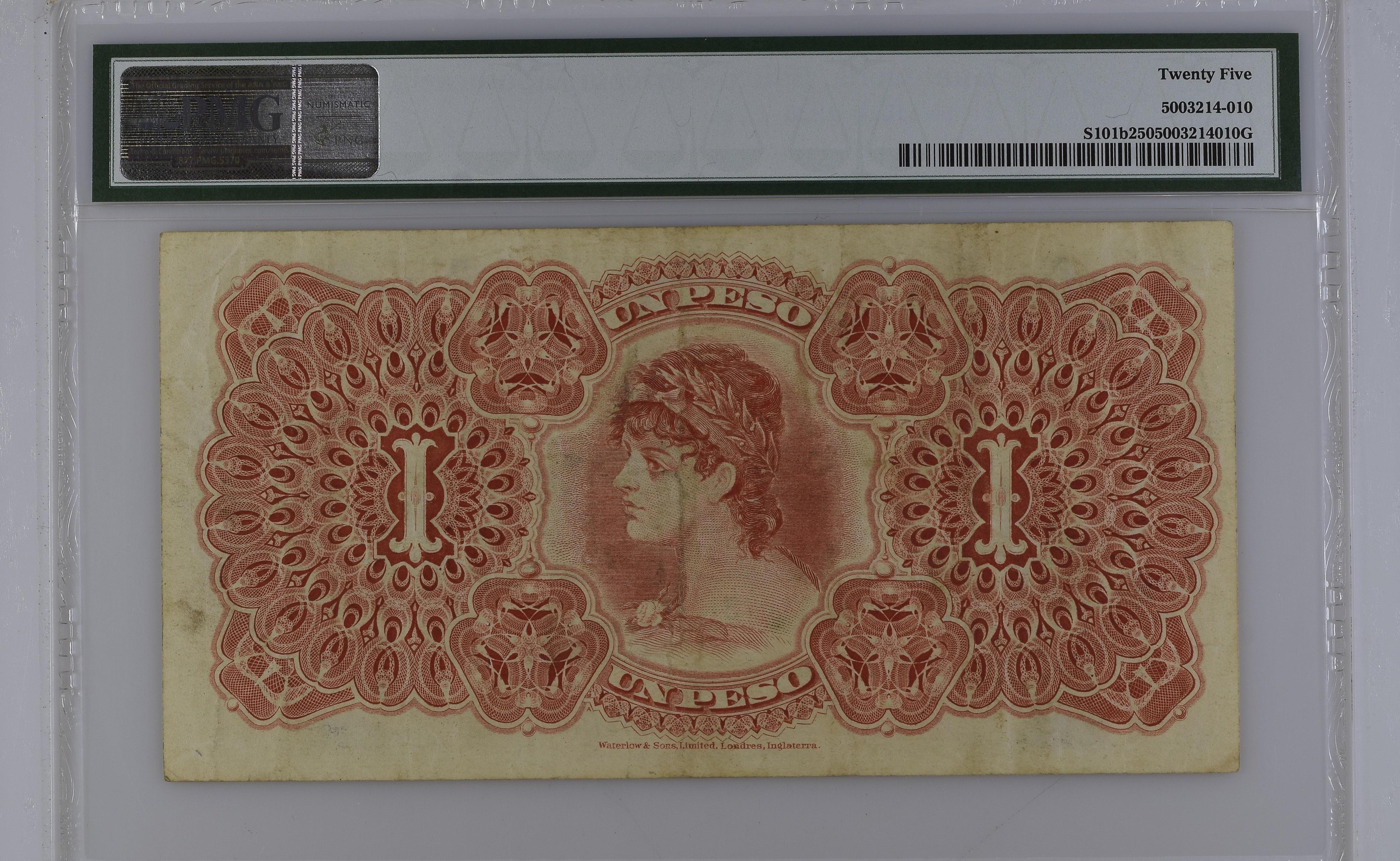 1 Peso Banco Agrícola Hipotecario