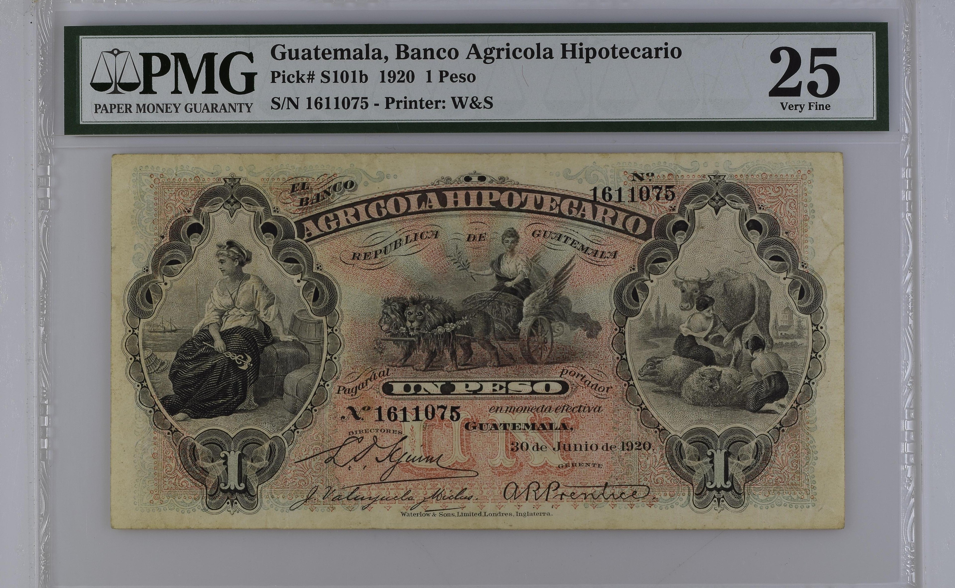 1 Peso Banco Agrícola Hipotecario