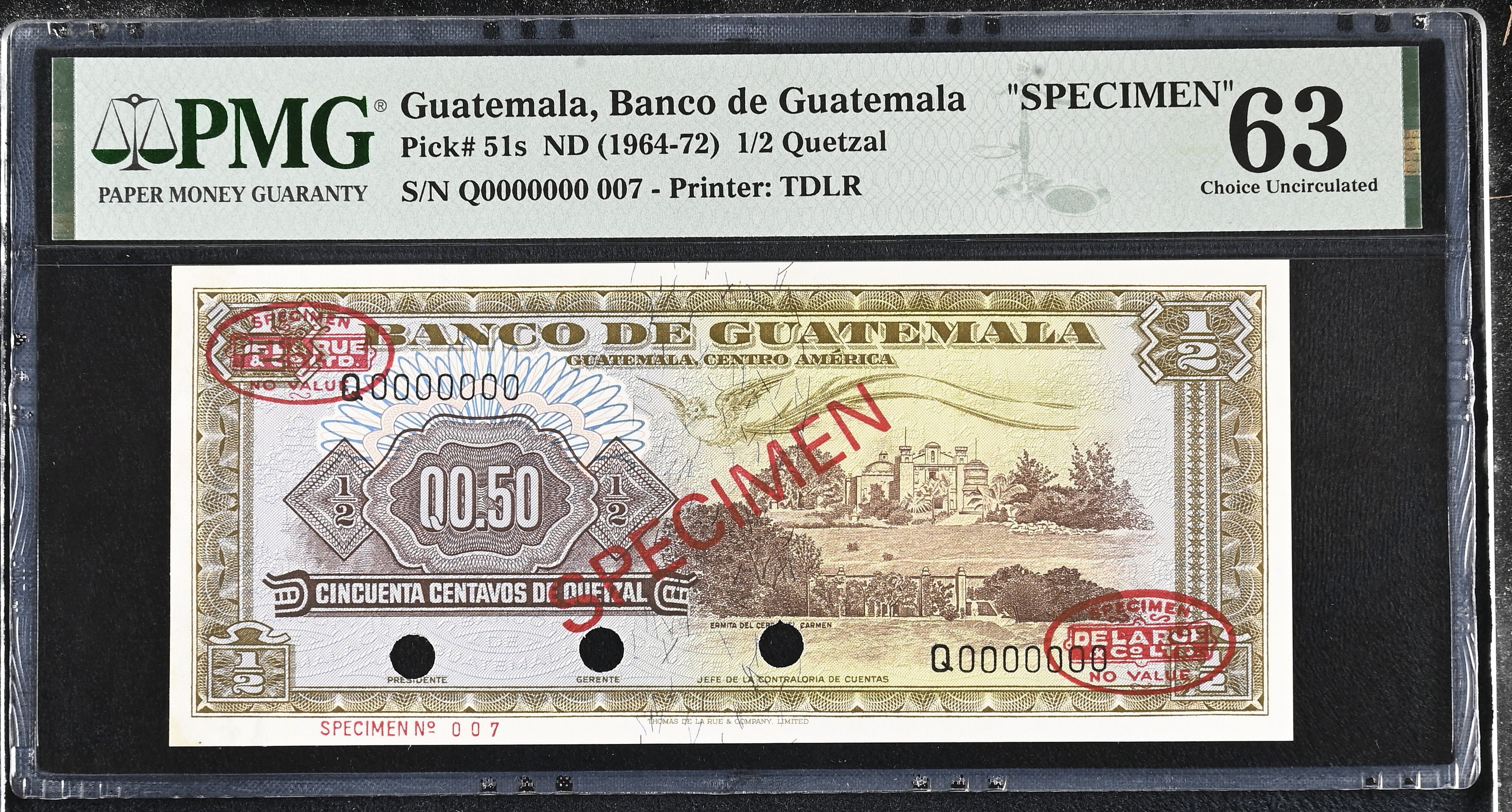50 Centavos 1964-72 Specimen
