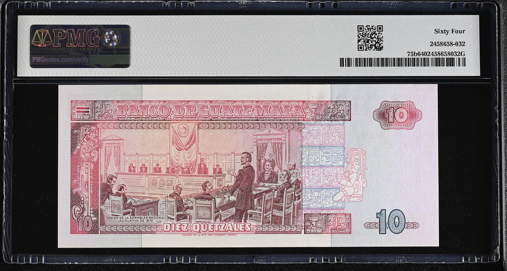 10 quetzales 1990