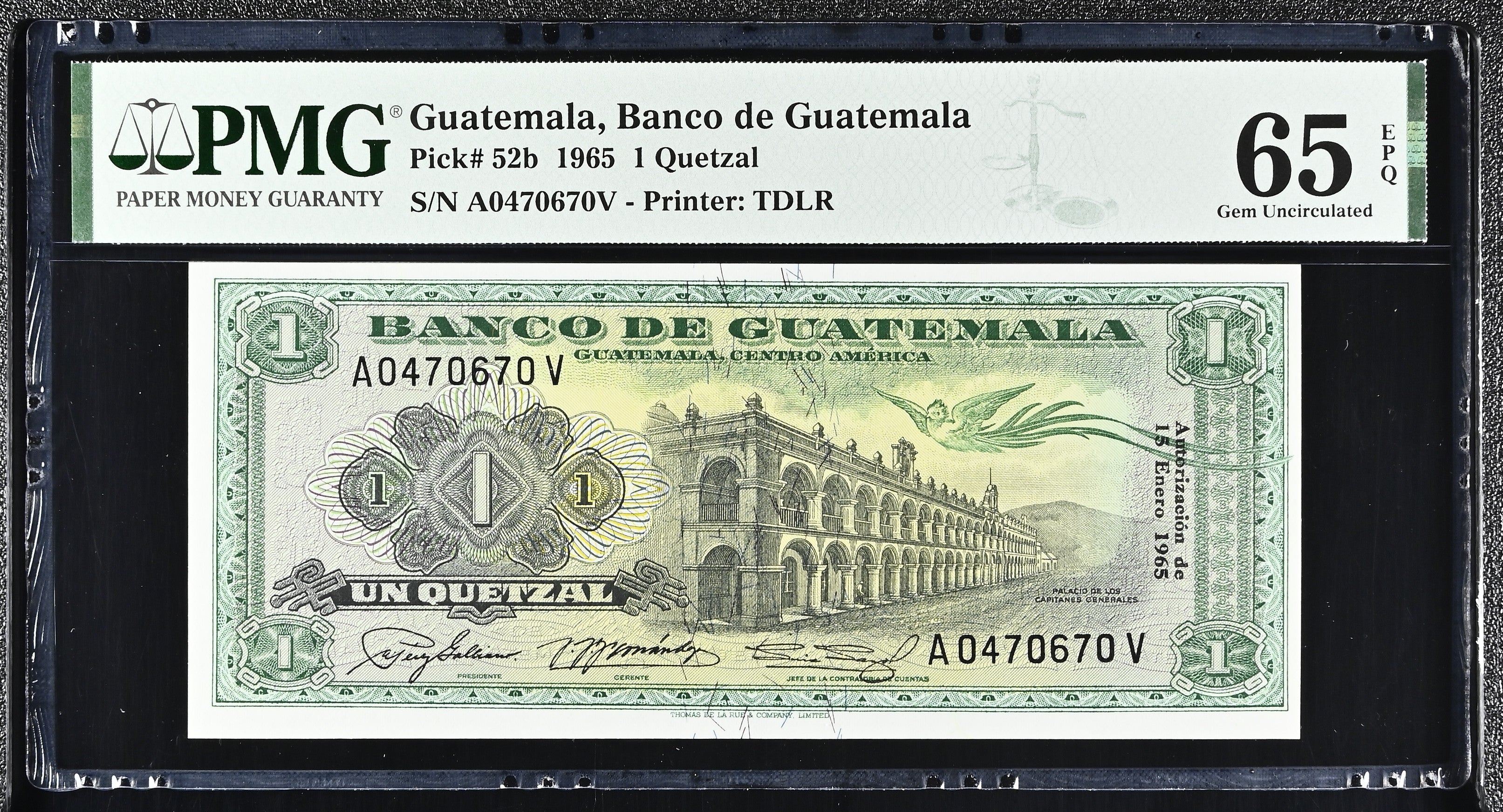 1 quetzal 1965
