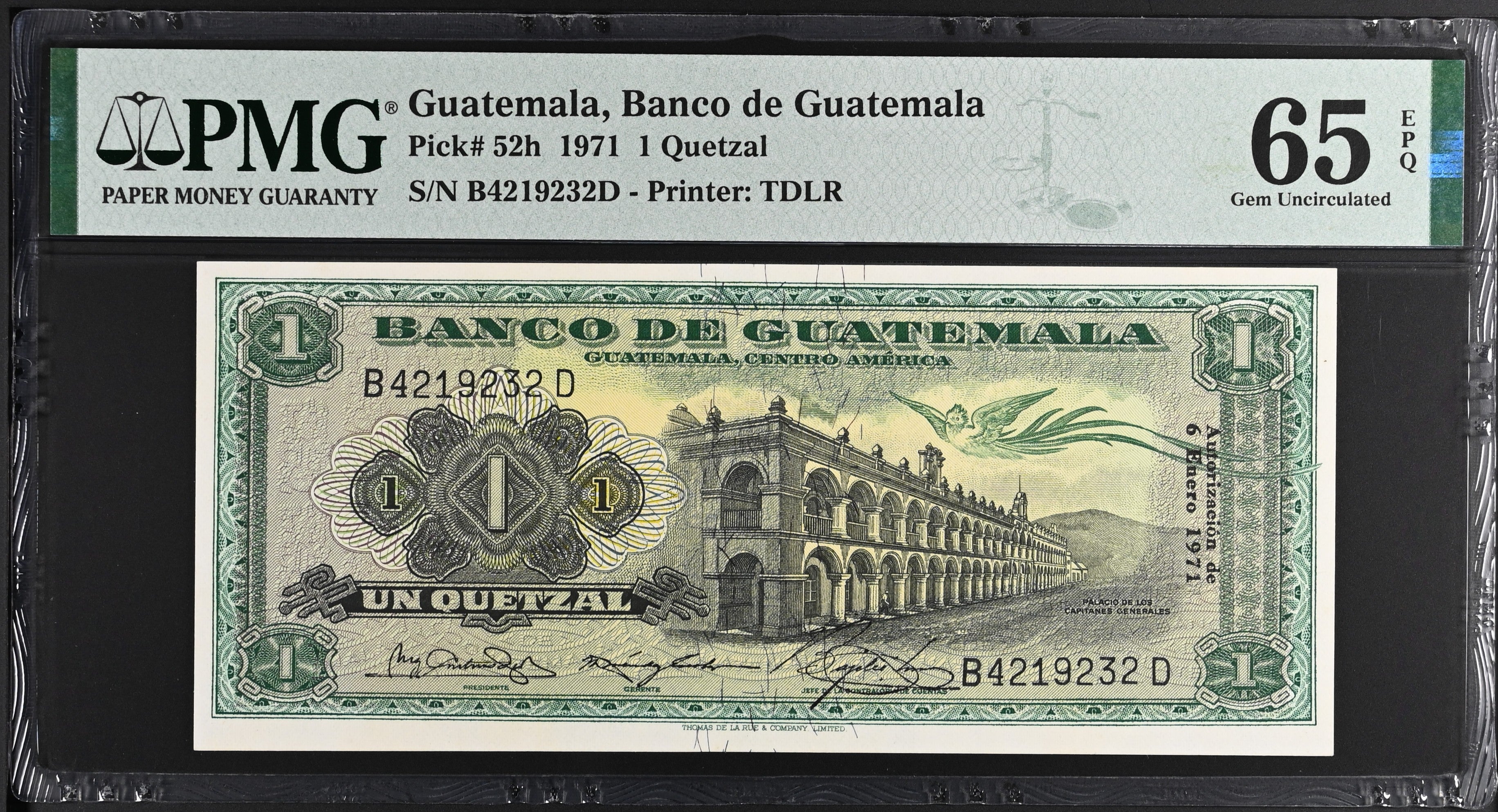 1 quetzal 1971