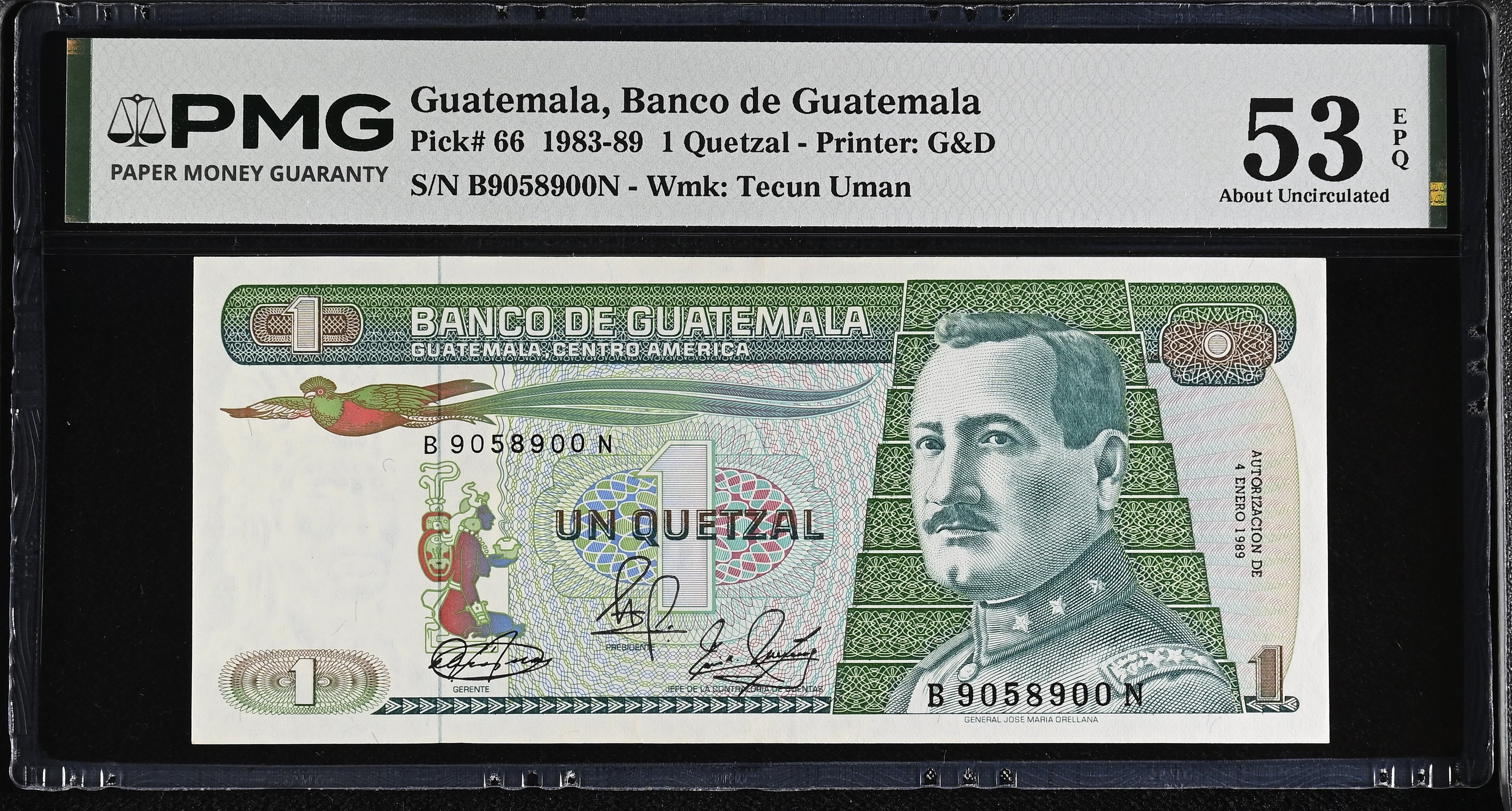 1 quetzal 1989