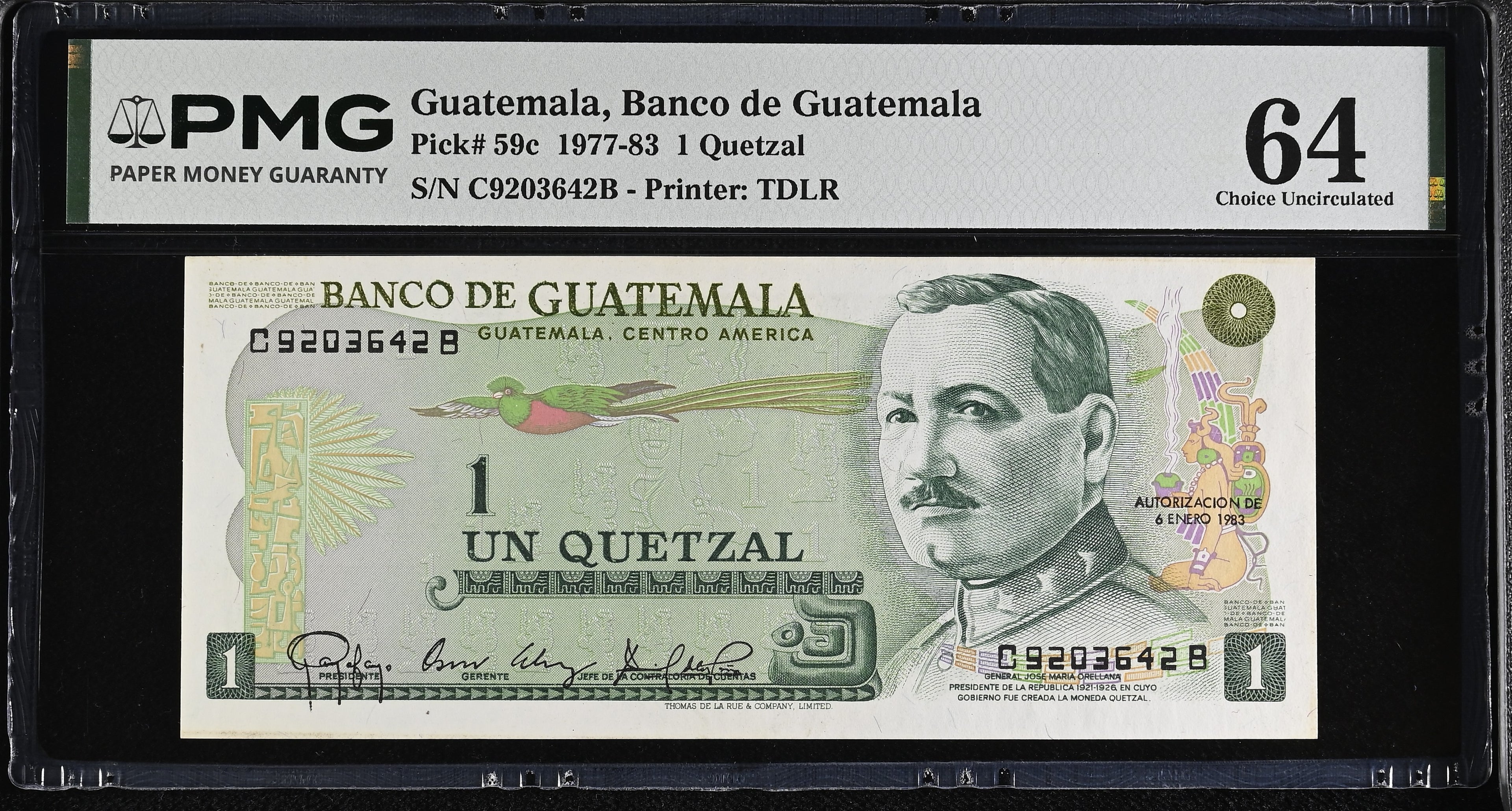 1 quetzal 1983