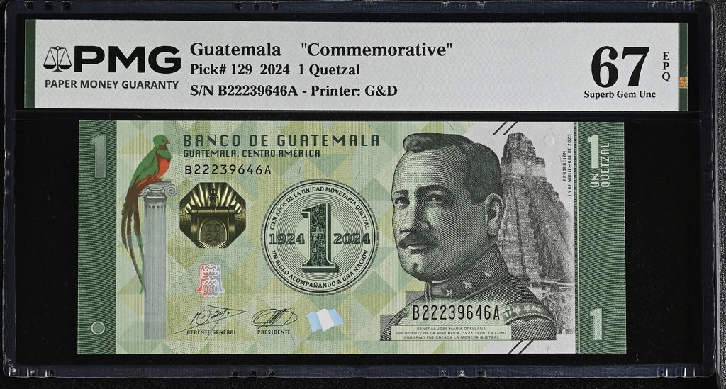 1 quetzal bicentenario