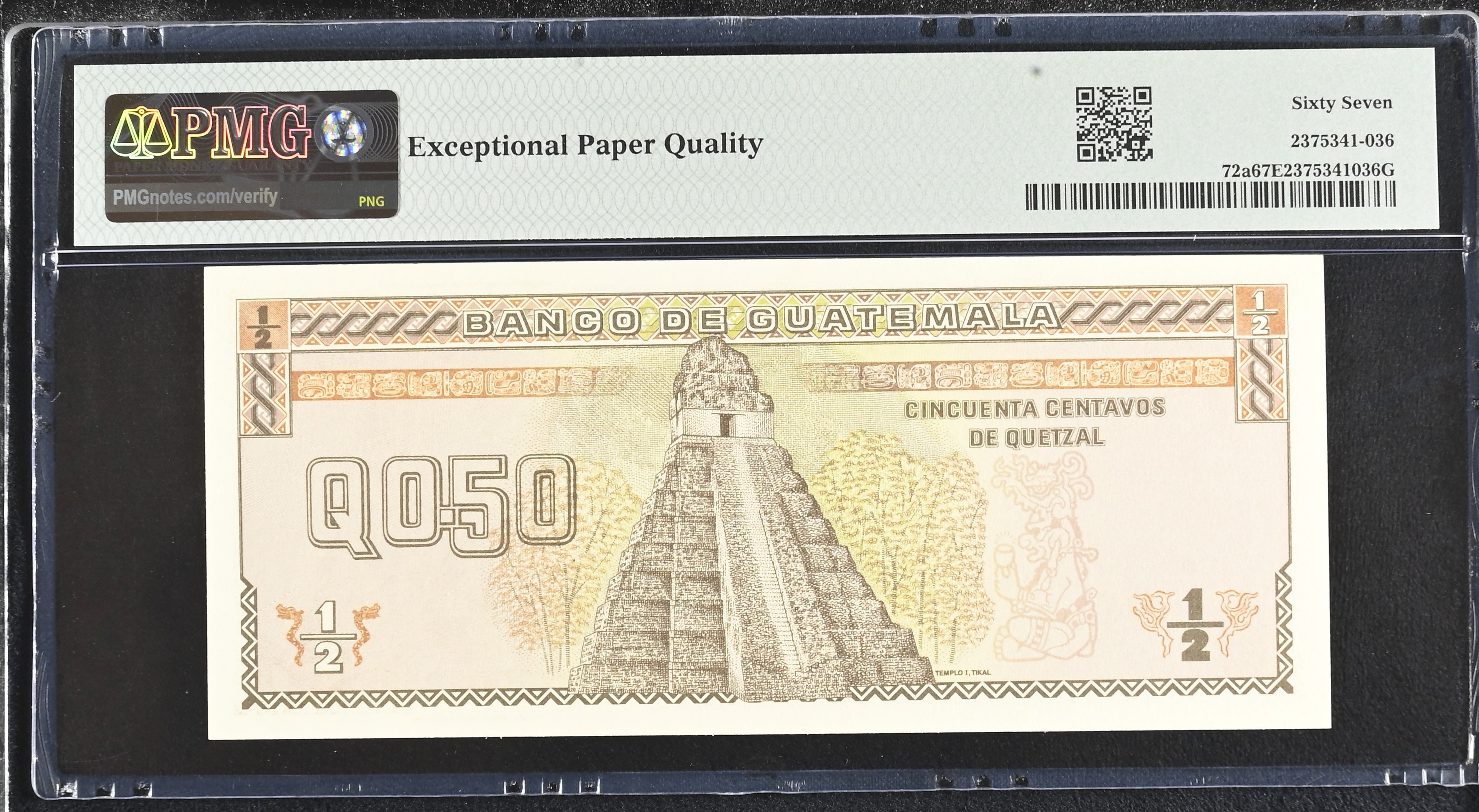 50 centavos de quetzal 1989