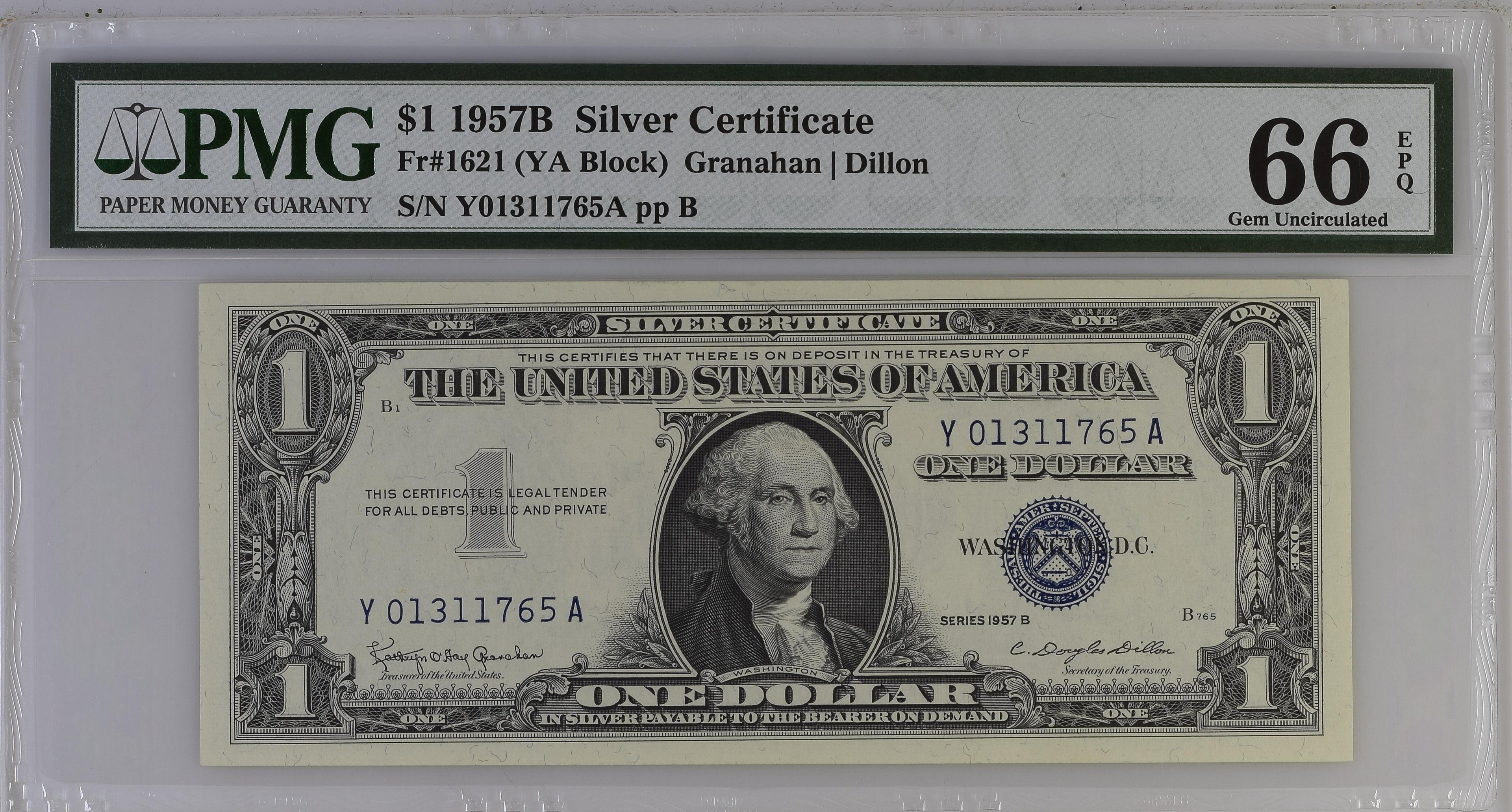1 Dollar 1957B Silver Certificate