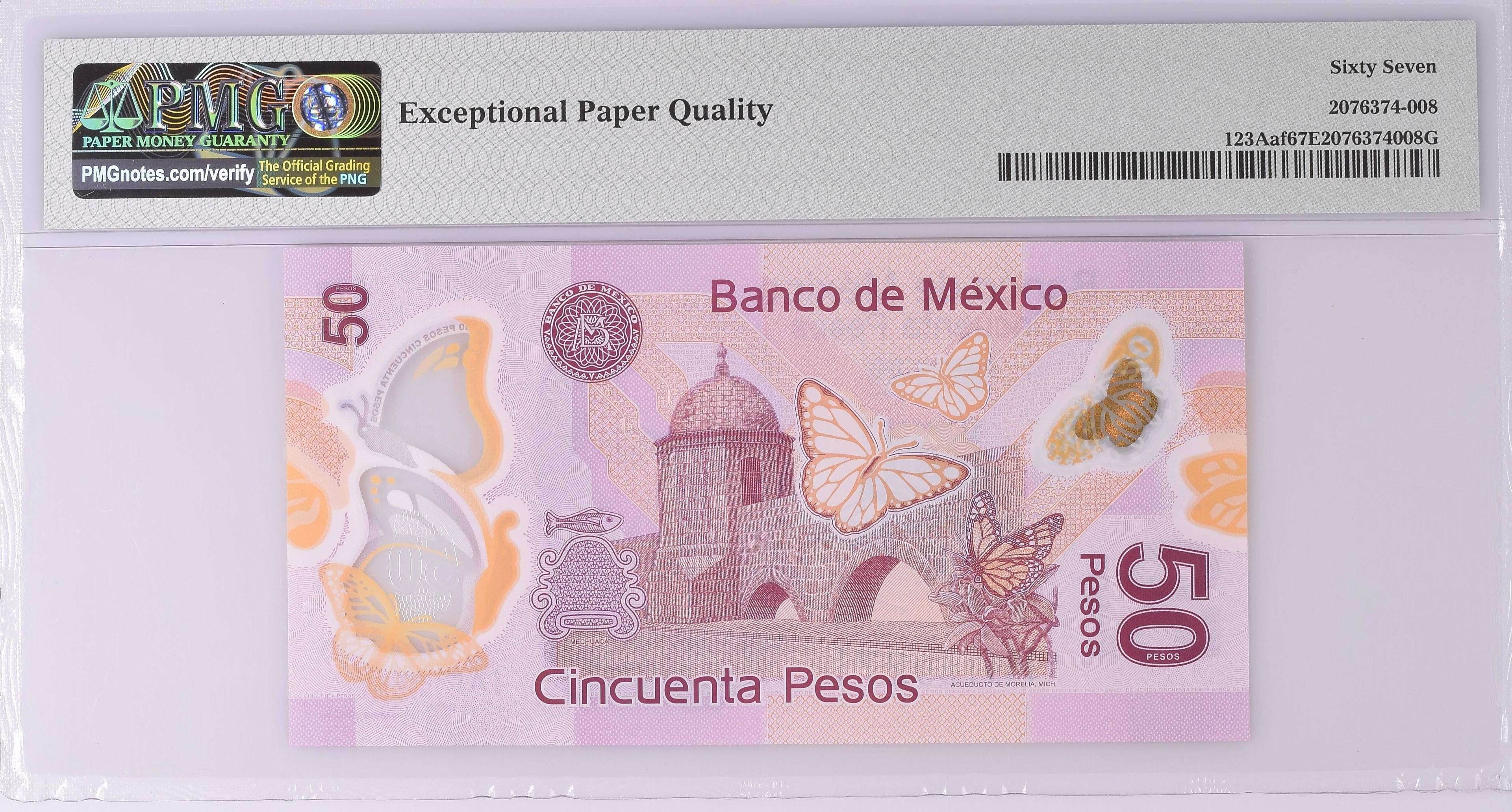 50 Pesos 2019 Banco de México