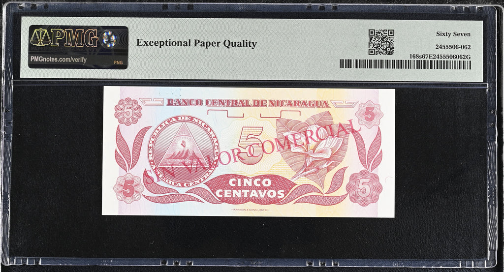 5 Centavos ND (1991) SPECIMEN