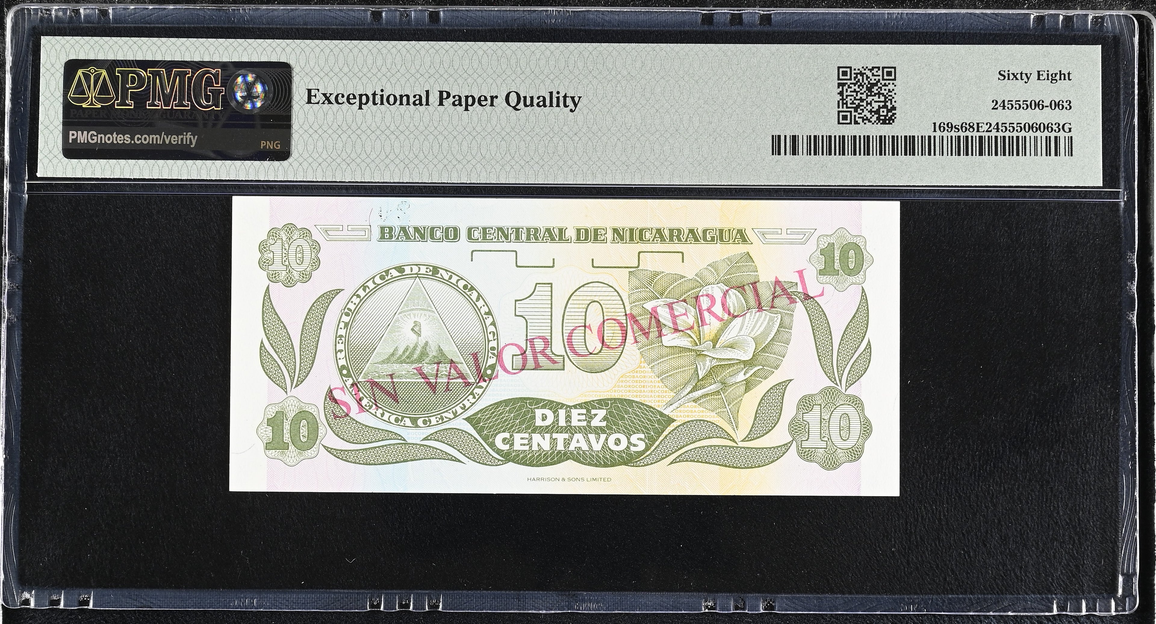 10 Centavos ND(1991) SPECIMEN