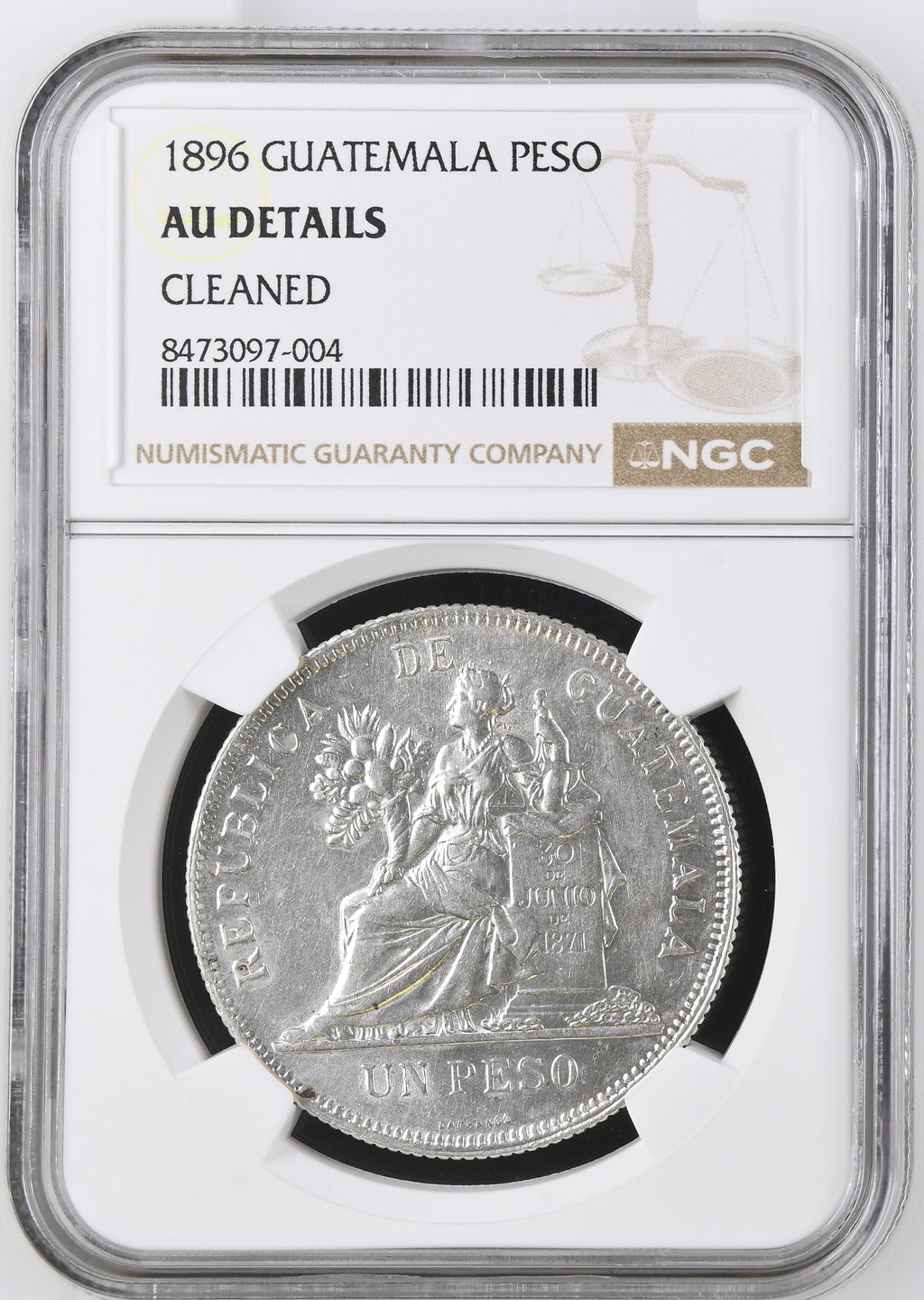1896 Guatemala Peso
