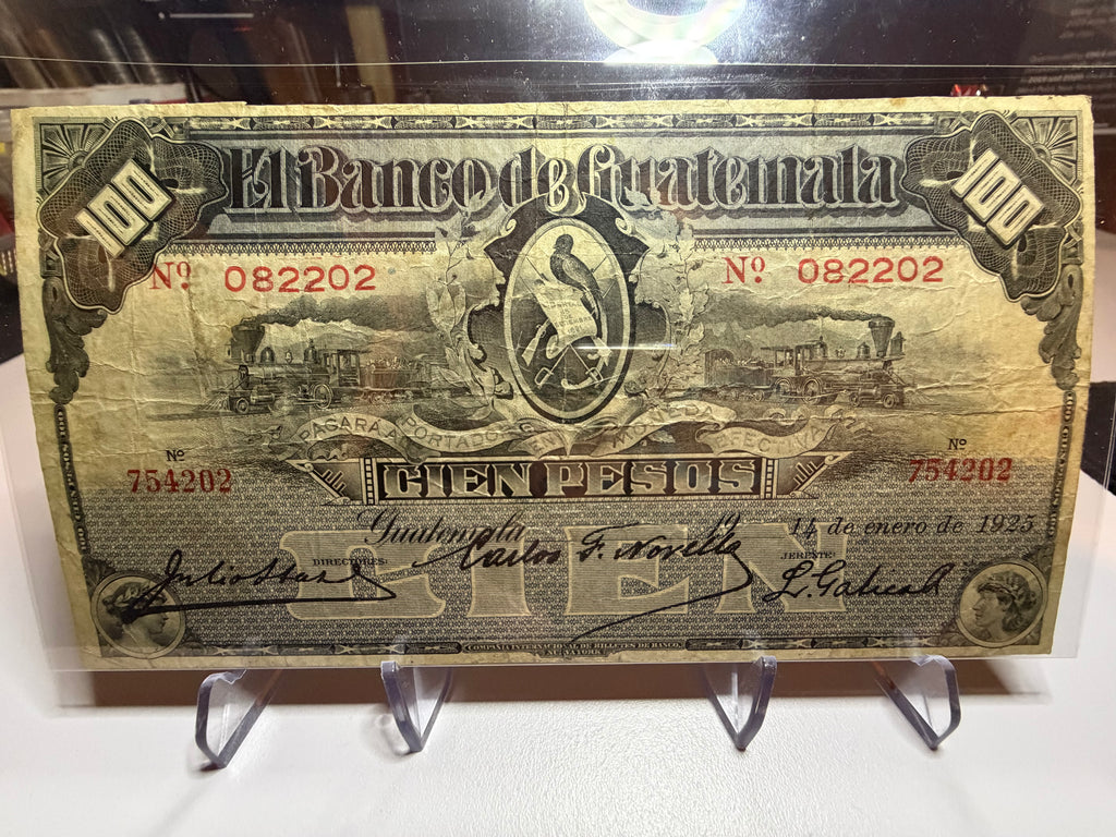 100 Pesos Ferrocarriles 1925