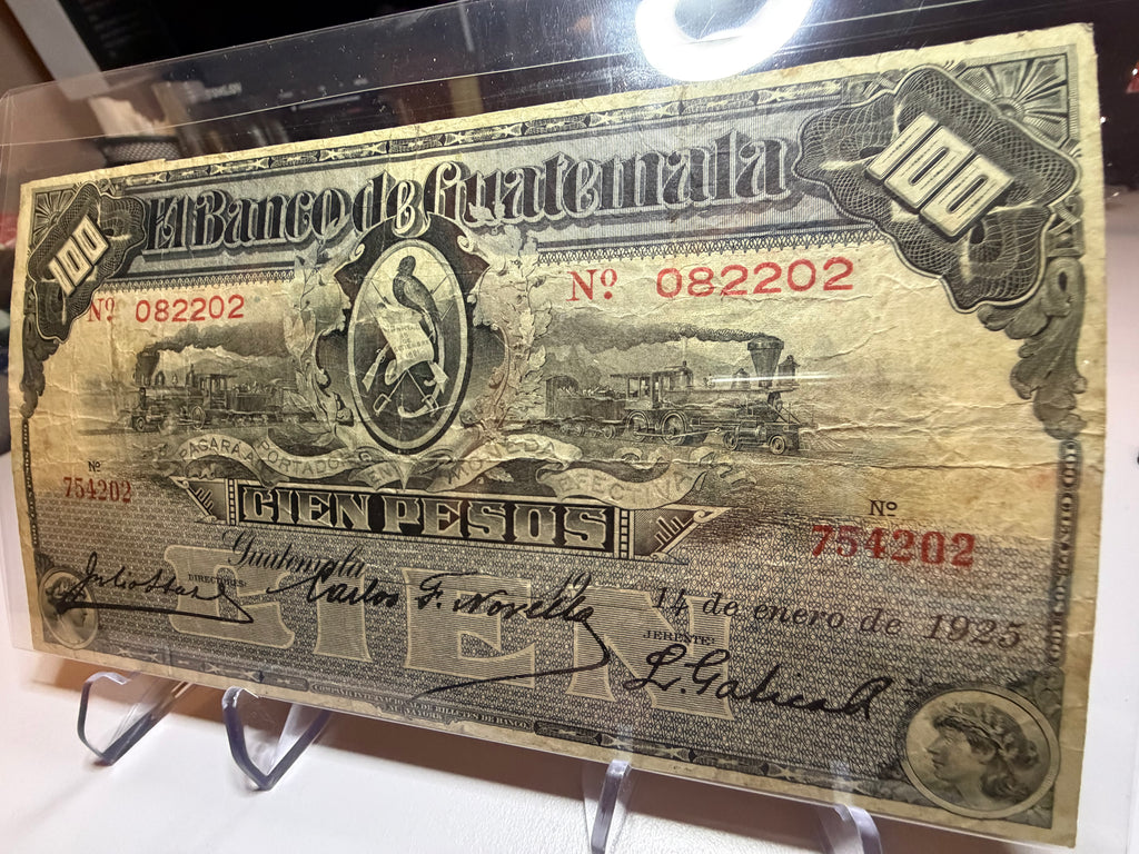 100 Pesos Ferrocarriles 1925