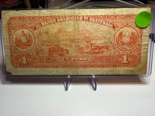 1 Peso 1917 Banco Americano