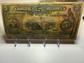 5 Pesos 1919 Banco de Occidente en Quetzaltenango