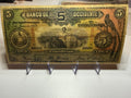 5 Pesos 1919 Banco de Occidente en Quetzaltenango