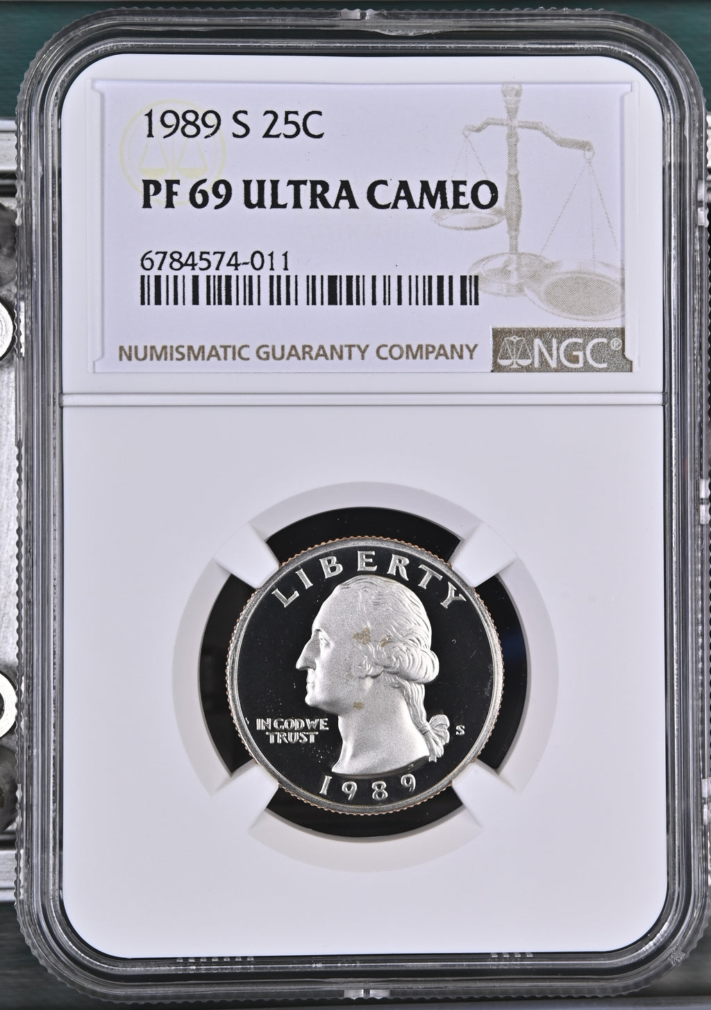 1989 S 25C PF69 Ultra Cameo