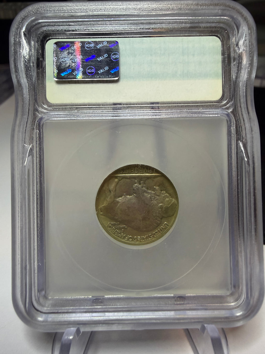 5 Centavos 1935 Buffalo Nickel ICG Authentic