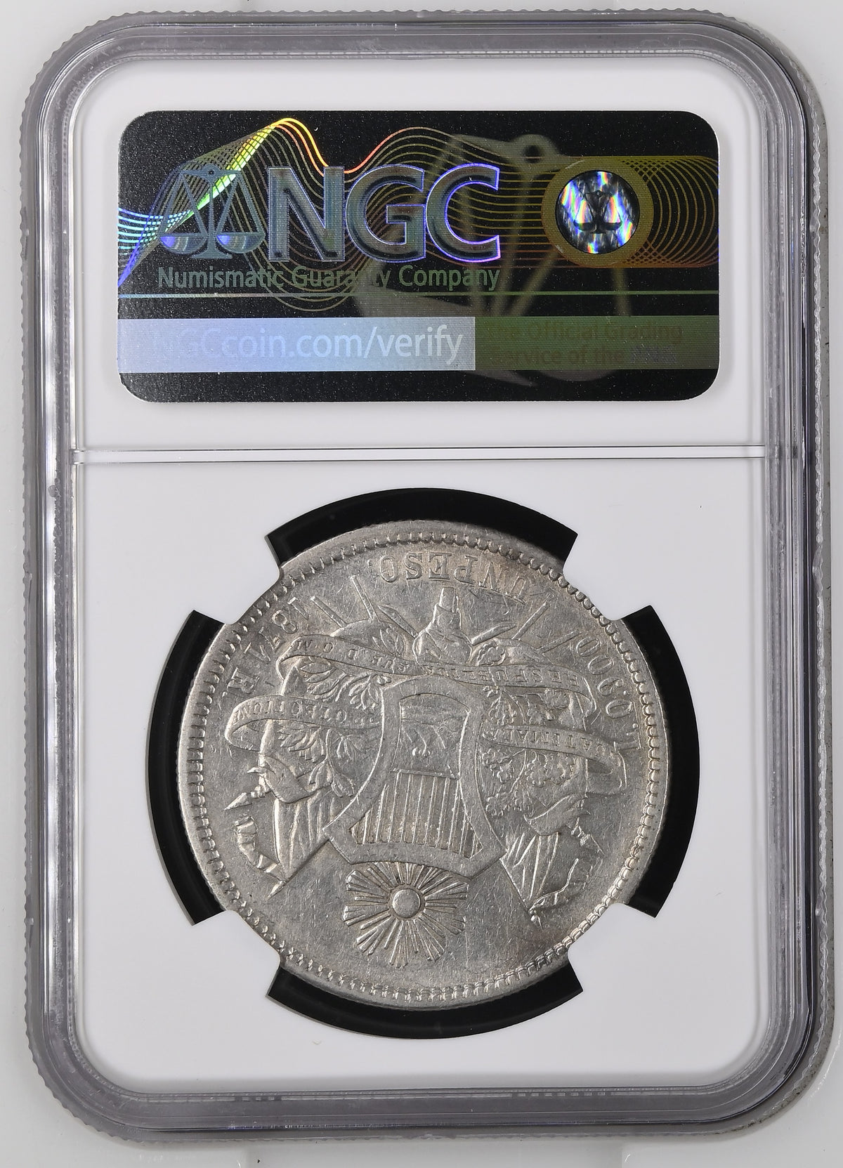 Un Peso Rafael carrera 1871 R.